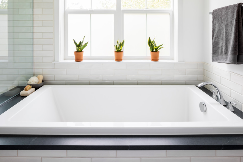 Olympic Hills Second Story Addition Contemporary Bathroom Seattle