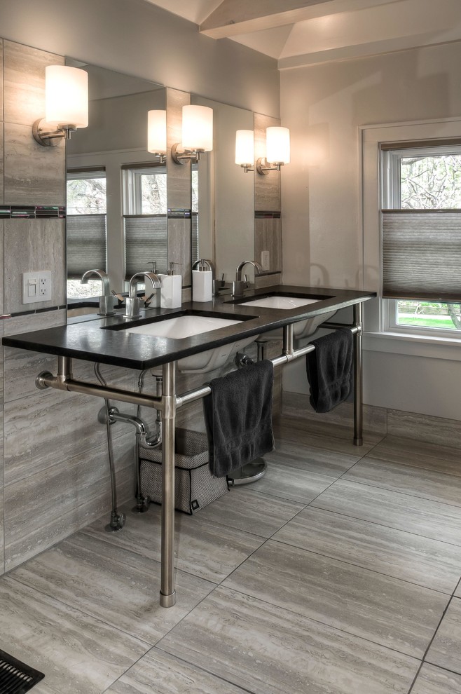 Omaha Home - Contemporary - Bathroom - Omaha - by LK Design