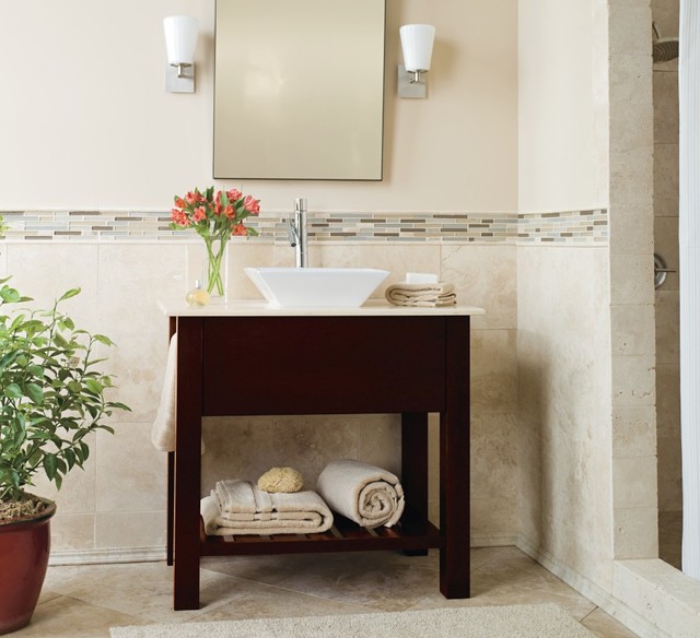 Omega Small Bathroom Vanity Classique Salle de