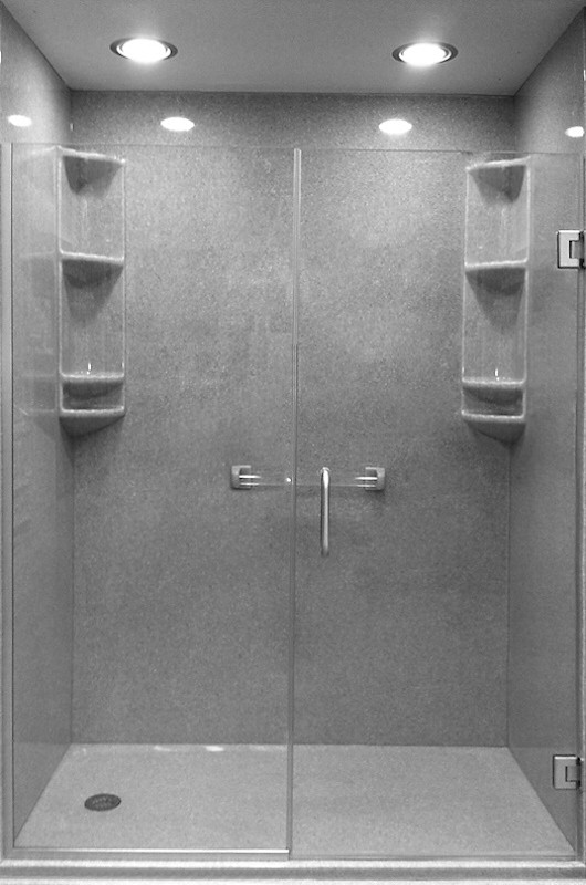 Foto de cuarto de baño principal minimalista de tamaño medio