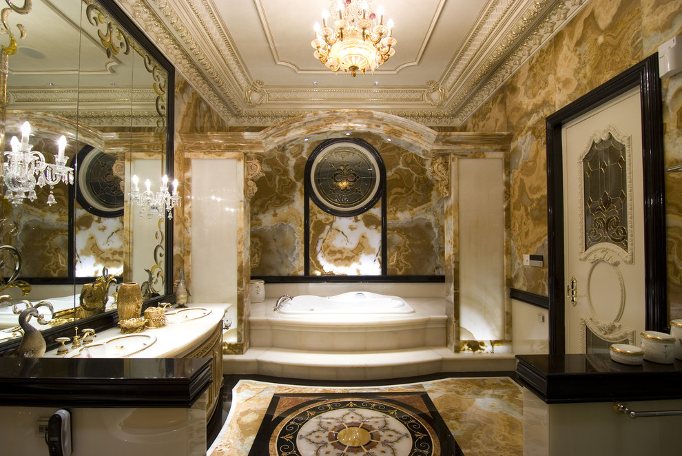 Elegant bathroom photo in Other