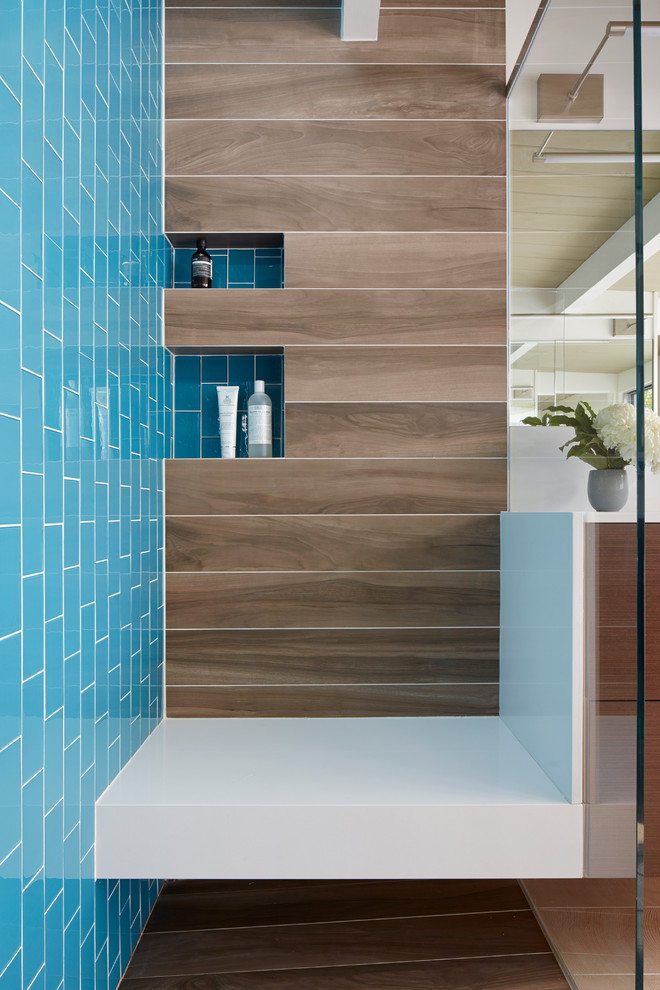 Свежая идея для дизайна: ванная комната в стиле ретро - отличное фото интерьера