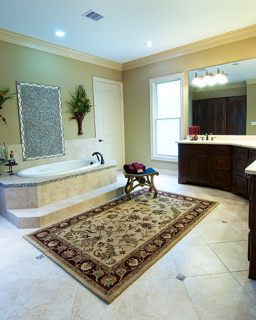 Paradise Valley Custom Home Traditional Bathroom Houston by
