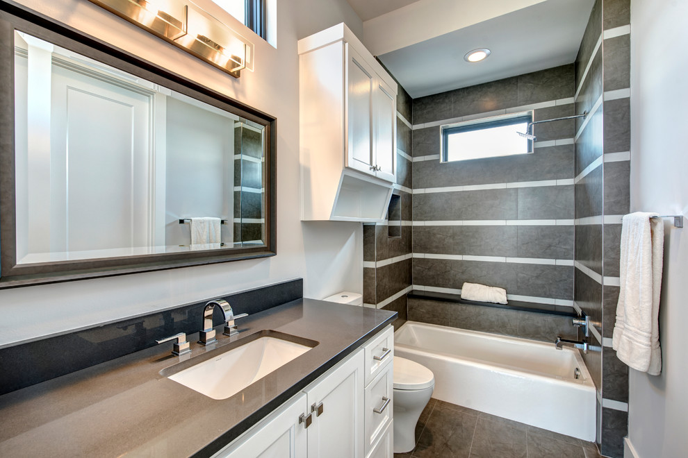 Parismina Modern Bathroom Austin by Bravo Interior Design