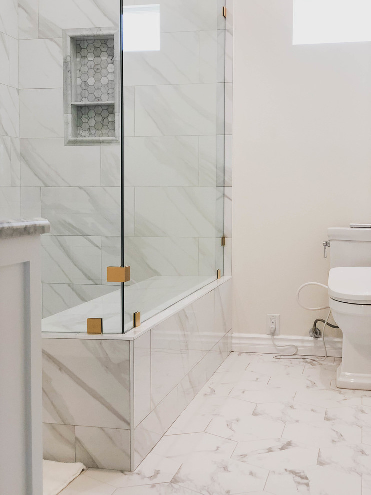 Installation of all Tile; Shower, Floor & Walls; Shower Enclosure