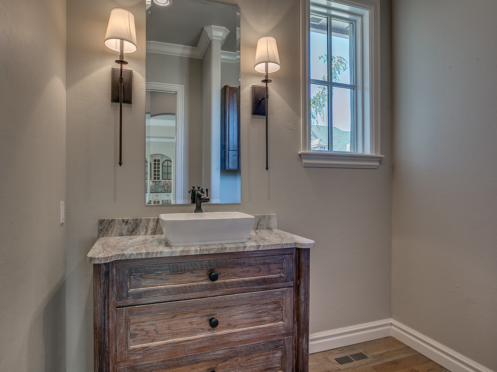 PECAN POWDER BATH - Craftsman - Bathroom - Oklahoma City ...