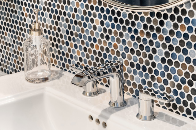 Master Bath vanity and shower - Contemporaneo - Stanza da Bagno - San  Francisco - di C&C Designs LLC | Houzz