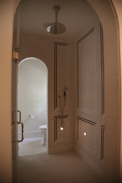 Photo of a mediterranean bathroom in Atlanta.