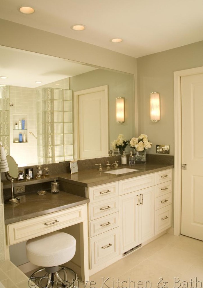 Pine Park in Edmonds Master Bath Traditional Bathroom Seattle