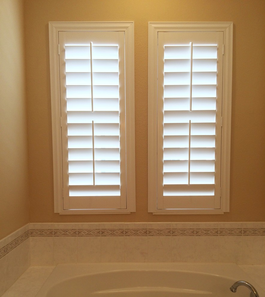 Plantation Shutters Transitional Bathroom Orlando by DBS Window