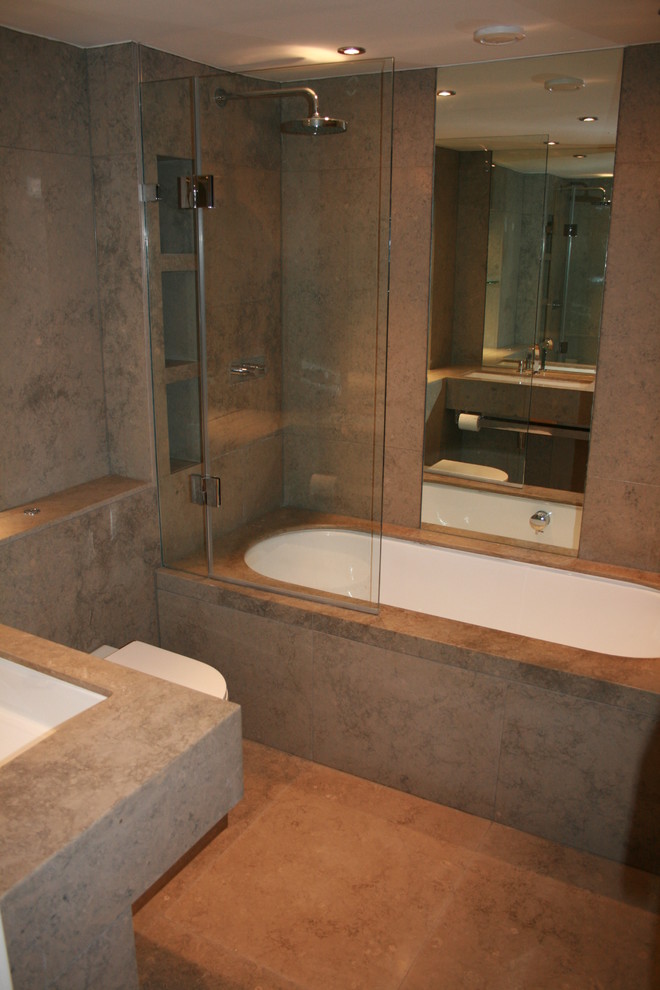 Contemporary bathroom in London.
