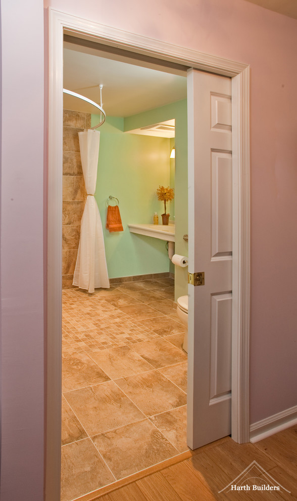 Pocket Doors Help Save Space - Traditional - Bathroom - Philadelphia ...