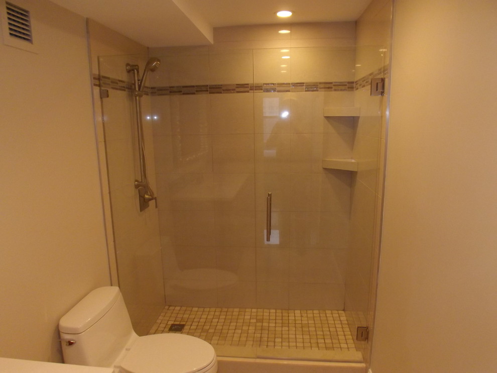 Pompano Beach Entire Condo Remodel Transitional Bathroom Miami
