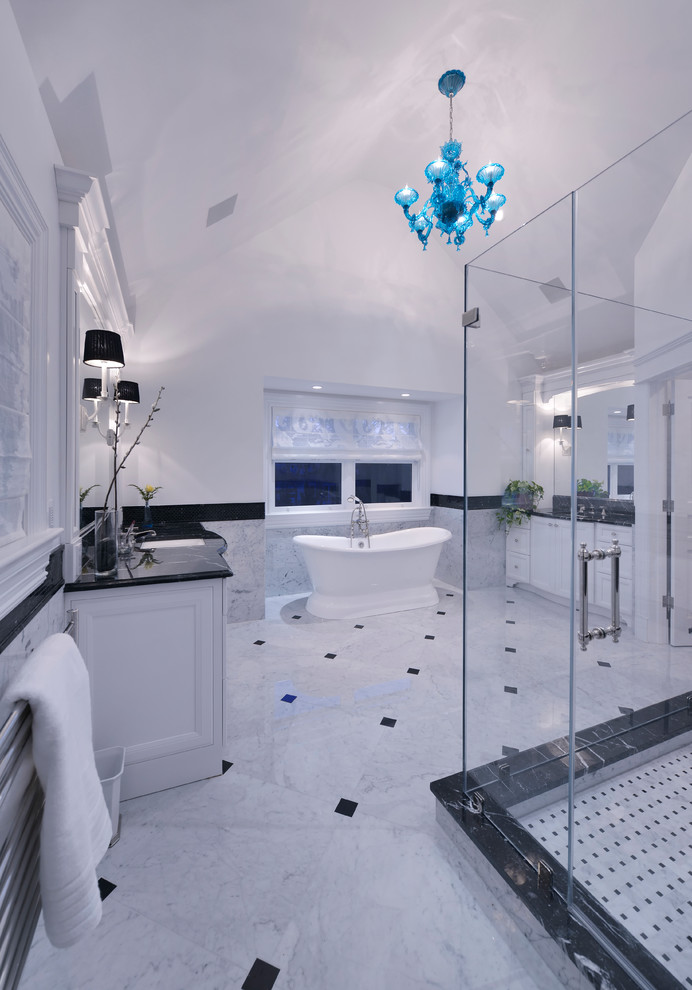 Poquott Beach House Transitional Bathroom New York by R. Wade