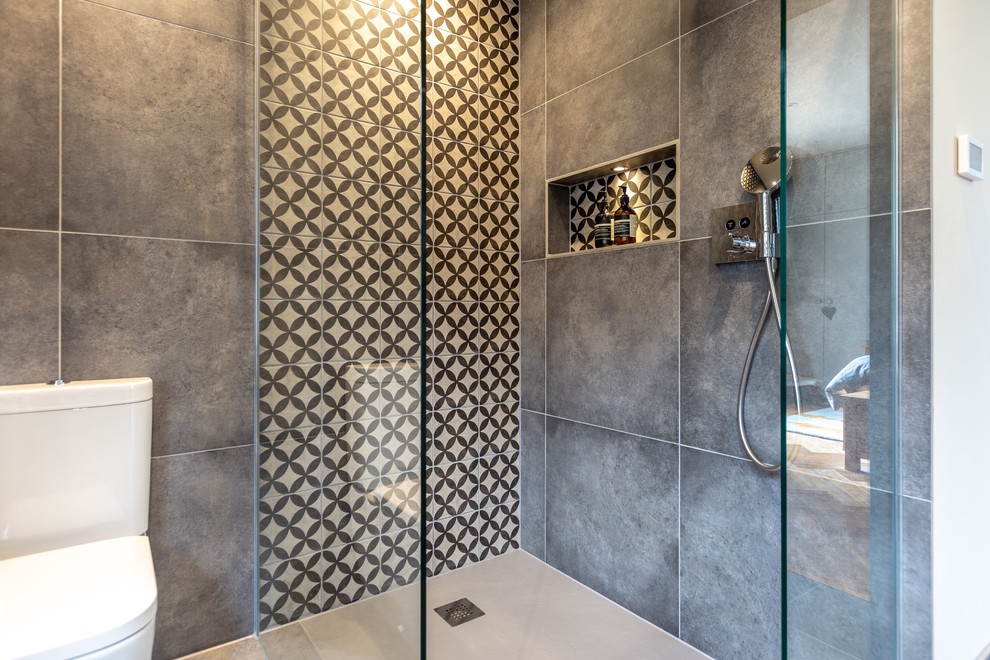 Porcelain Wetroom Master Ensuite Bathroom Surrey by Jeremy Colson