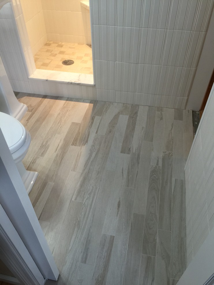 Porcelain Wood Planks Bathroom Santa Barbara by Tileco Houzz