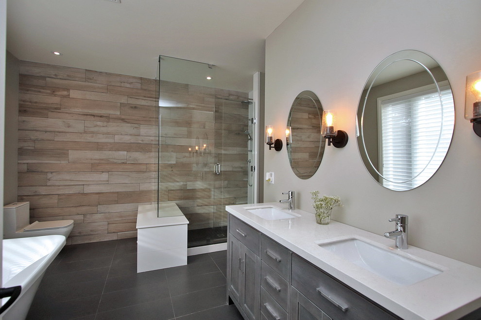 Свежая идея для дизайна: ванная комната в стиле шебби-шик - отличное фото интерьера
