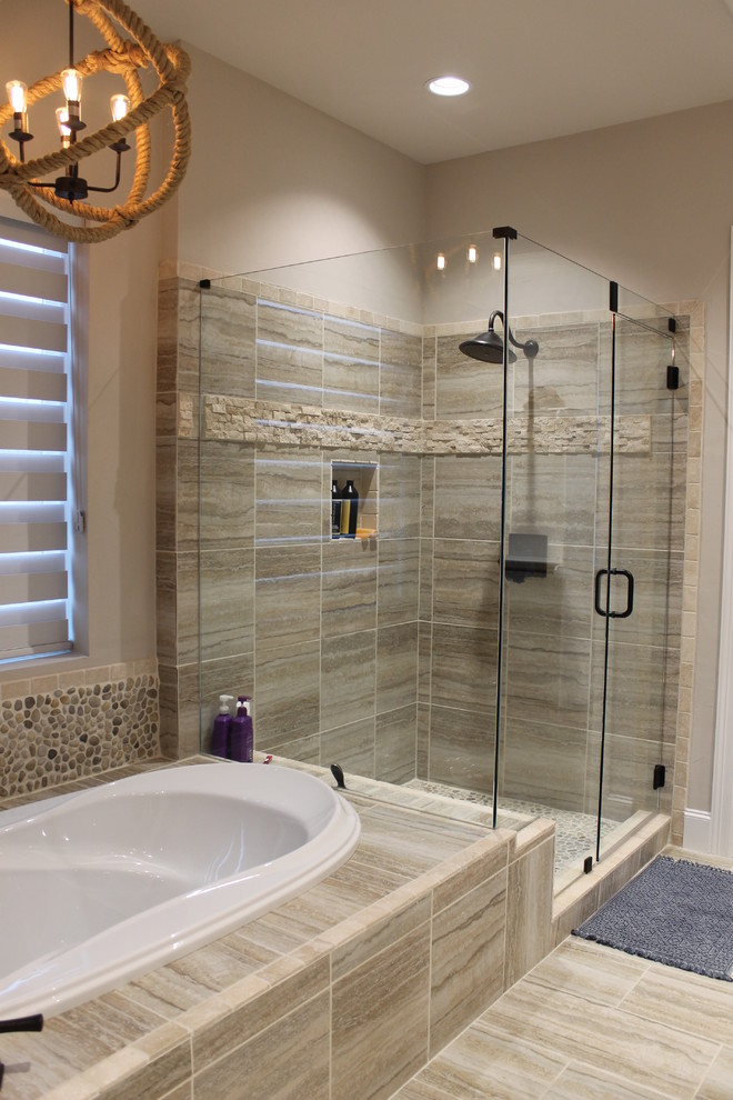 Possum Kingdom Lake House Farmhouse Bathroom Dallas by Sean