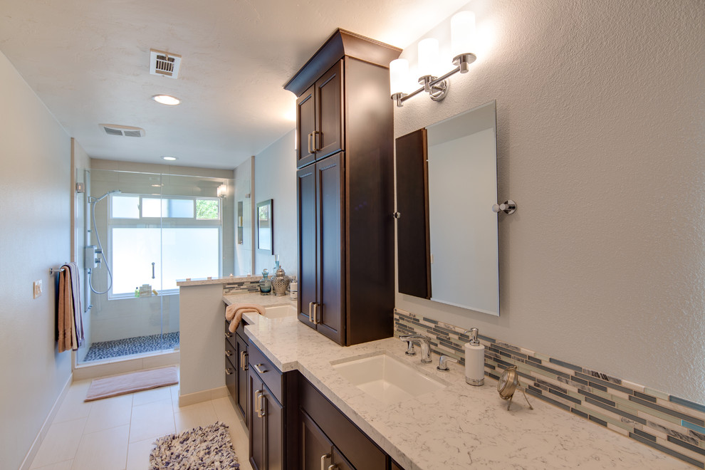 Bathroom - traditional bathroom idea in San Diego