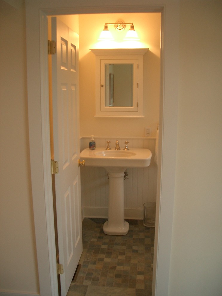 Bathroom - coastal bathroom idea in New York