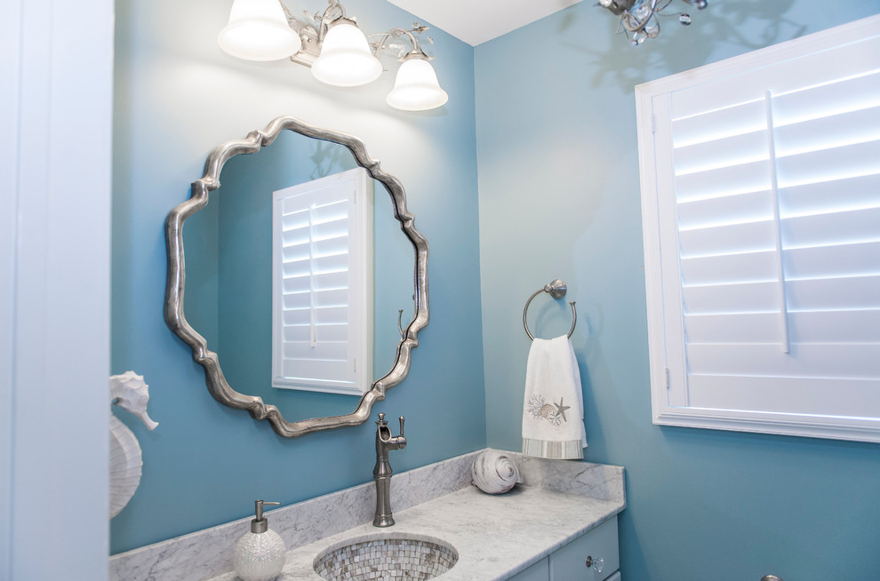 Powder room, Cape May, NJ - Beach Style - Bathroom - Philadelphia - by ...