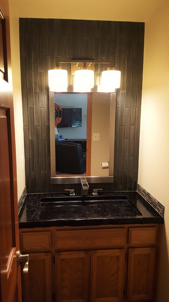 Powder Room Upgrade - Modern - Bathroom - Seattle - by Hadrian Stone ...