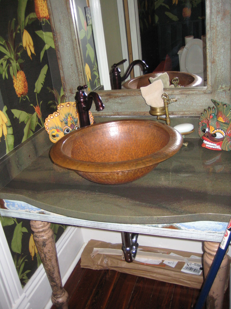 Inspiration for an eclectic bathroom remodel in New Orleans