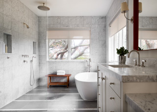 Планировка ванны и санузла вместе