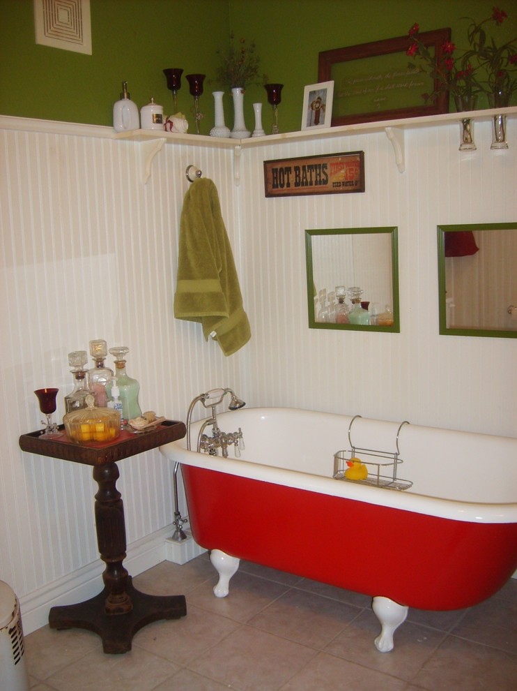 Eclectic bathroom in Other.
