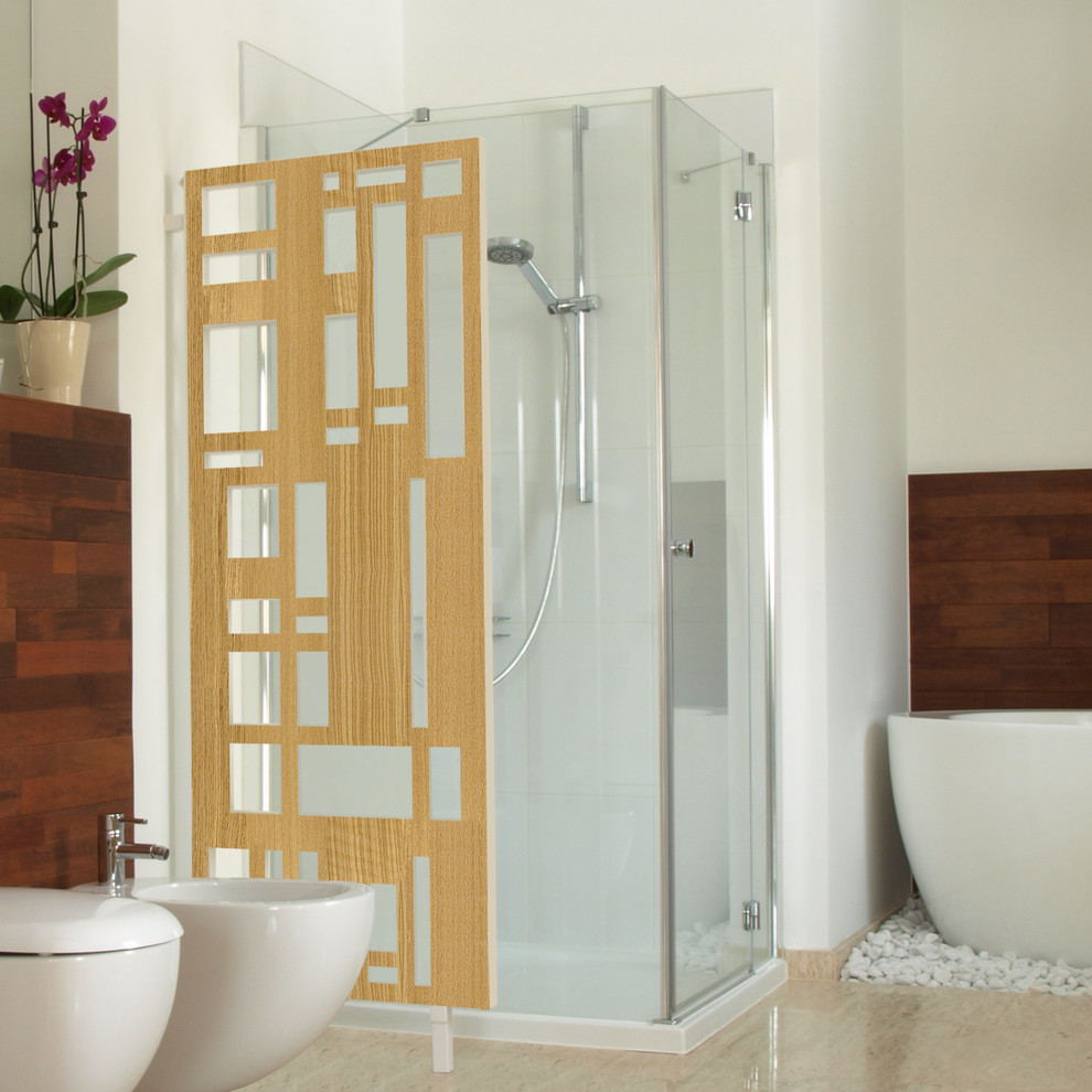 PRIVACY SCREEN Modern Bathroom New York by ARCHITECTURAL GRILLE