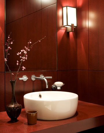 Cette photo montre une salle de bain asiatique.
