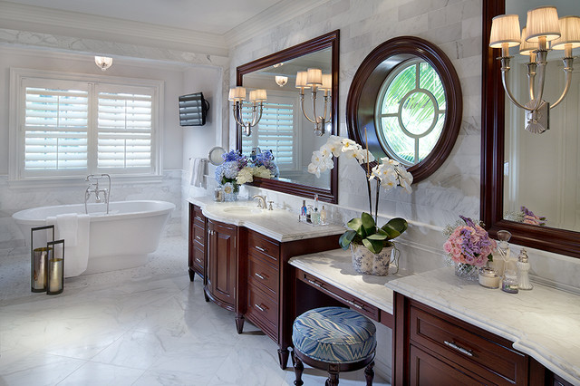 Private Residence in British Colonial style - Traditional - Bathroom -  Miami - by Equilibrium Interior Design Inc | Houzz AU