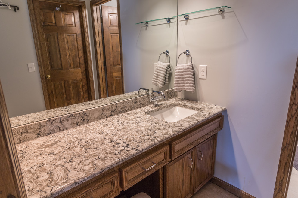 Project 20253 Golden Valley Transitional Master Bathroom Remodel with