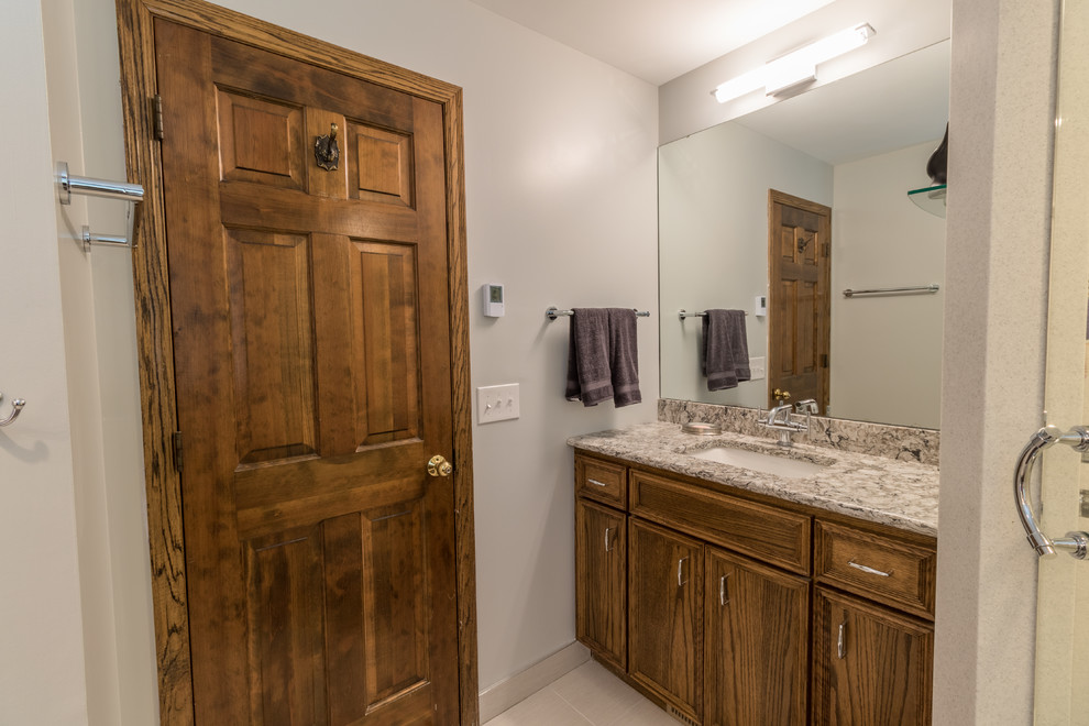 Project 20253 Golden Valley Transitional Master Bathroom Remodel with