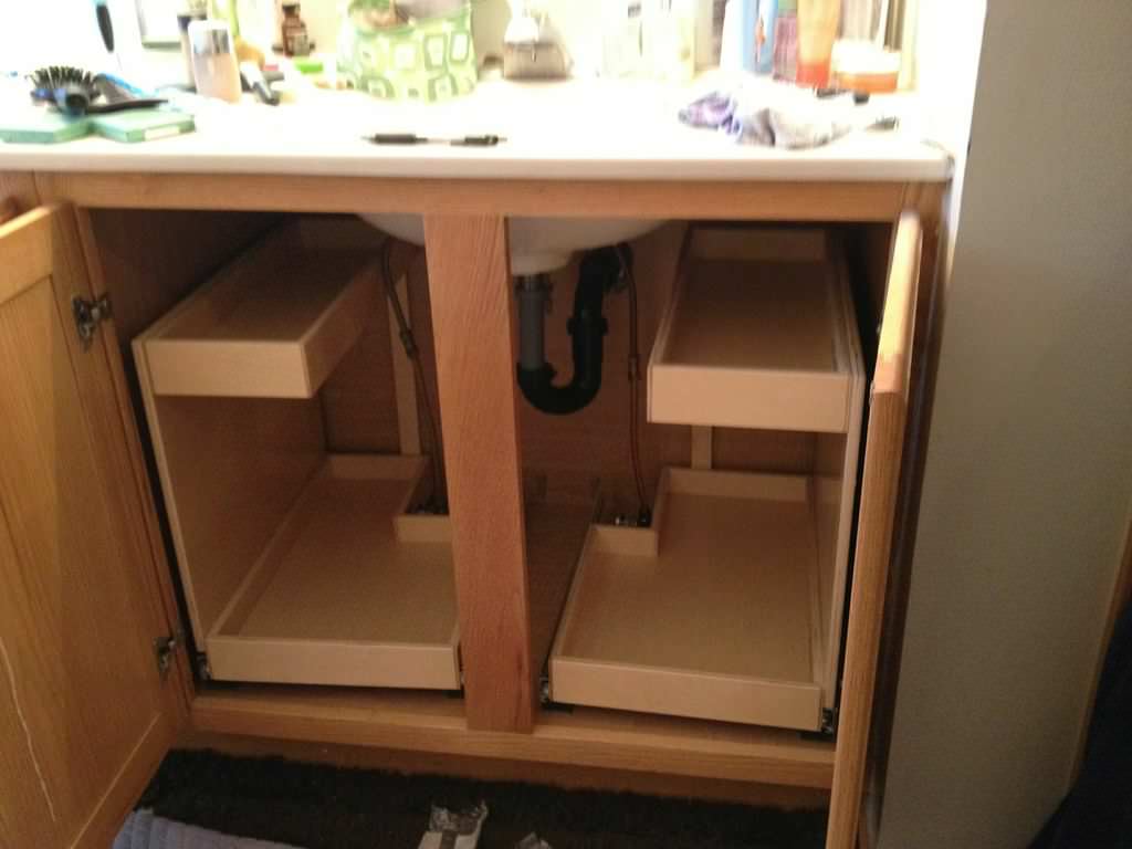 pull out shelving for bathroom cabinets storage solution shelves that slide