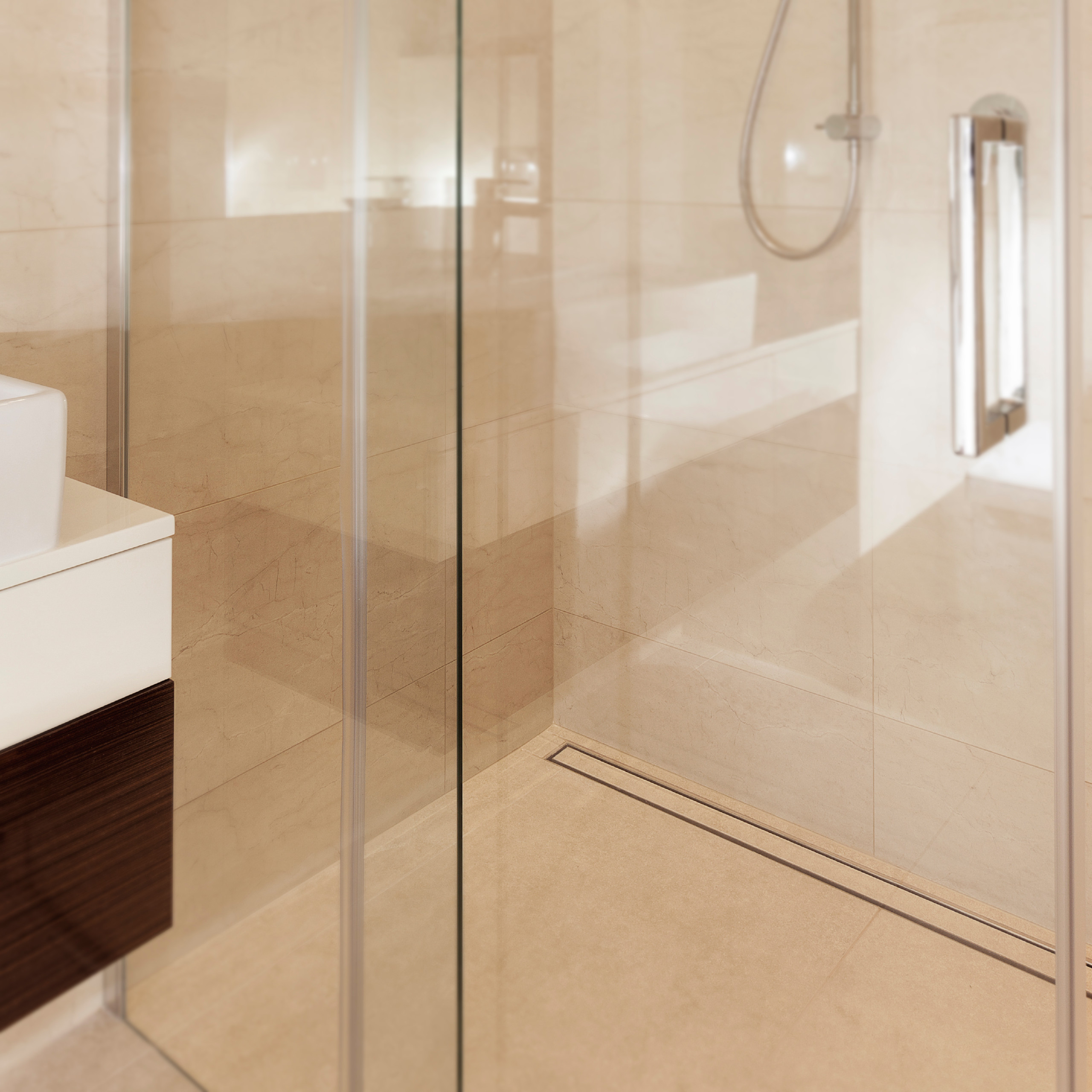 KBBFocus - Bathroom focus: Why linear shower drains are now the designer's  choice