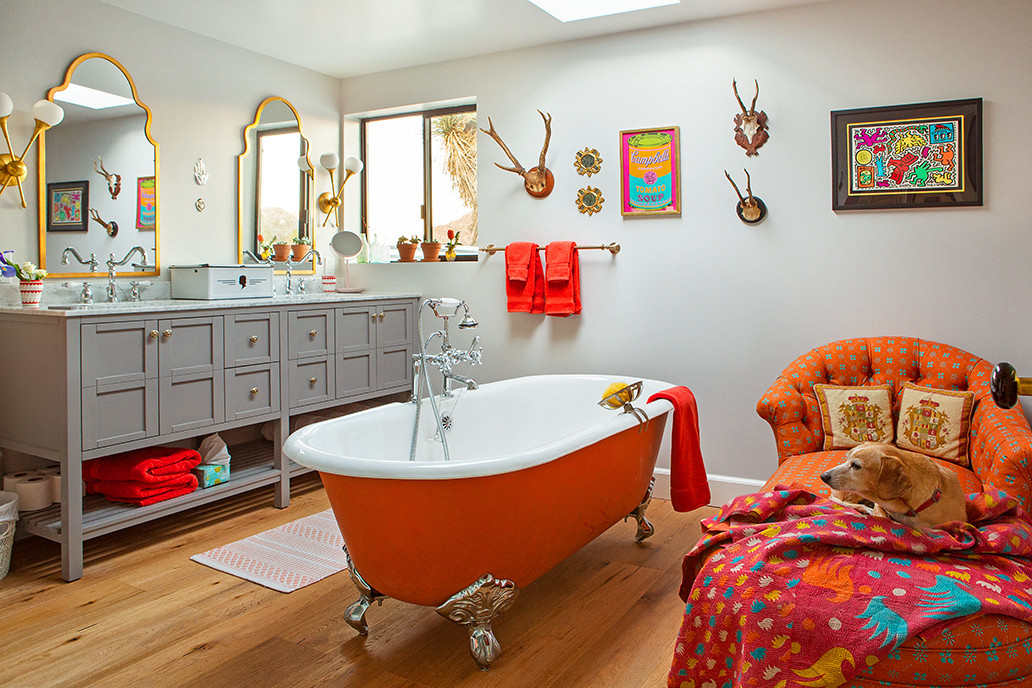 Modern Meets Eclectic in This Amazing Bath Remodel