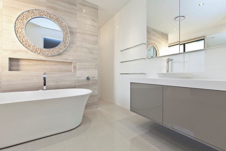Quayside Royal Pines Contemporary Bathroom Gold Coast Tweed