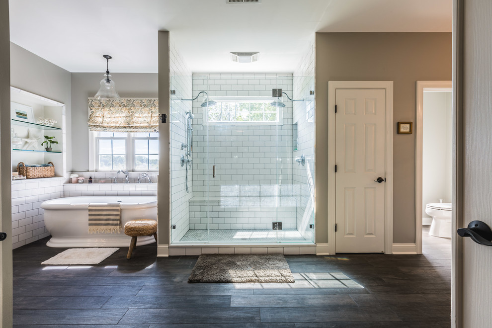 Ravishing Farmhouse Master Bathroom Renovation in Purcellville, VA
