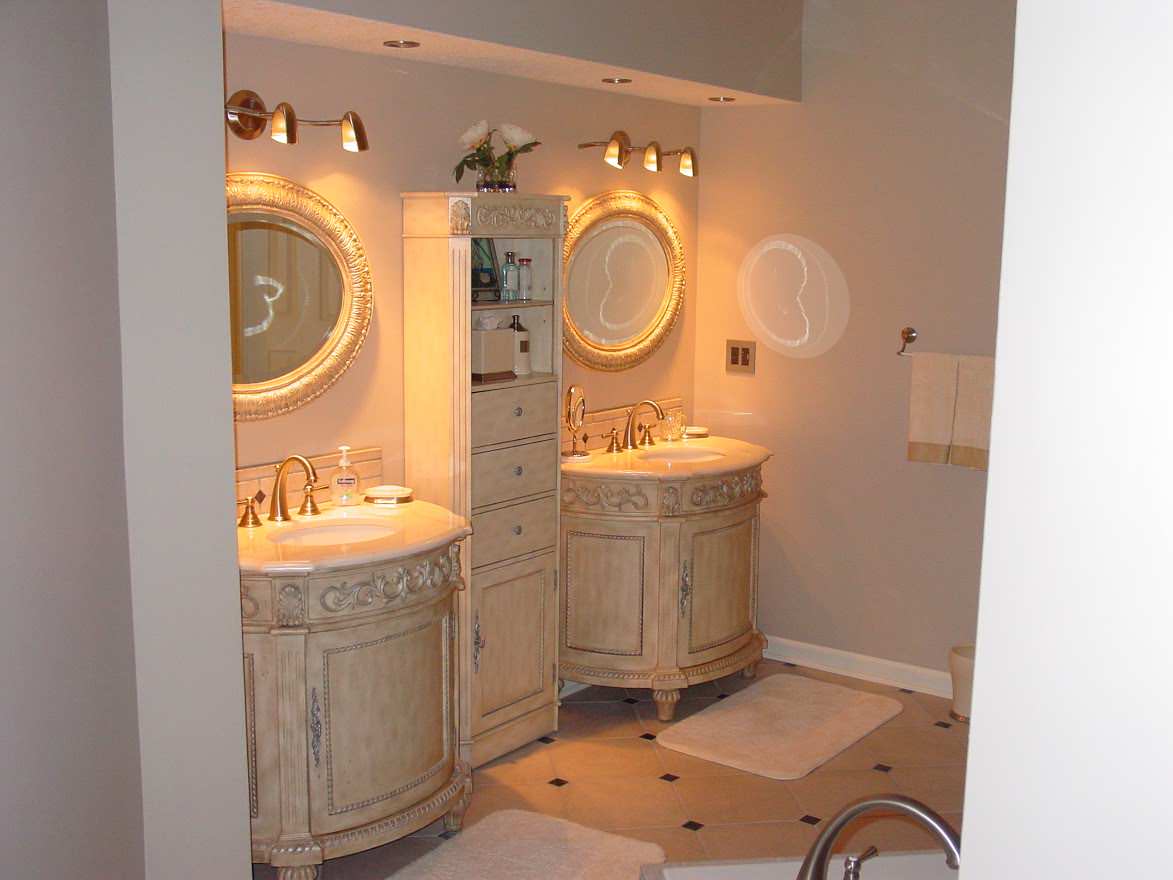 Ready Made Vanity Cabinets Tower Victorian Bathroom Kansas City By Tool Time Home Improvement