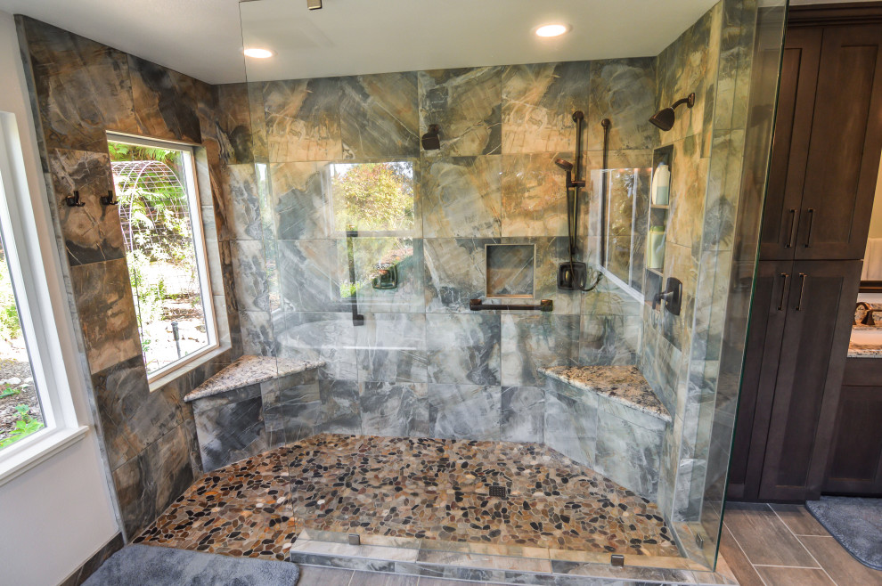Redlands, CA - Eclectic Master Bathroom Remodel - Eclectic - Bathroom ...