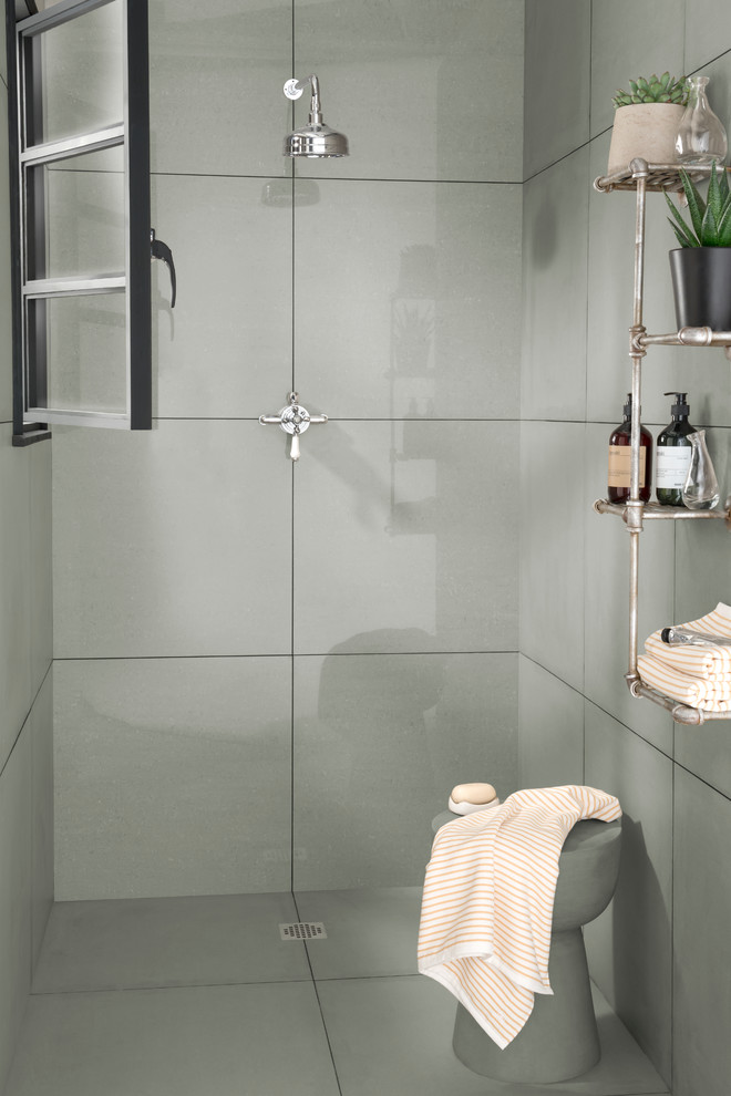 Regal Grey Polished Porcelain Tile Contemporary Bathroom Other By Topps Tiles Houzz 9364