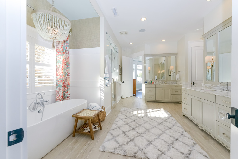 Rehoboth Beach Custom Home Beach Style Bathroom Other by