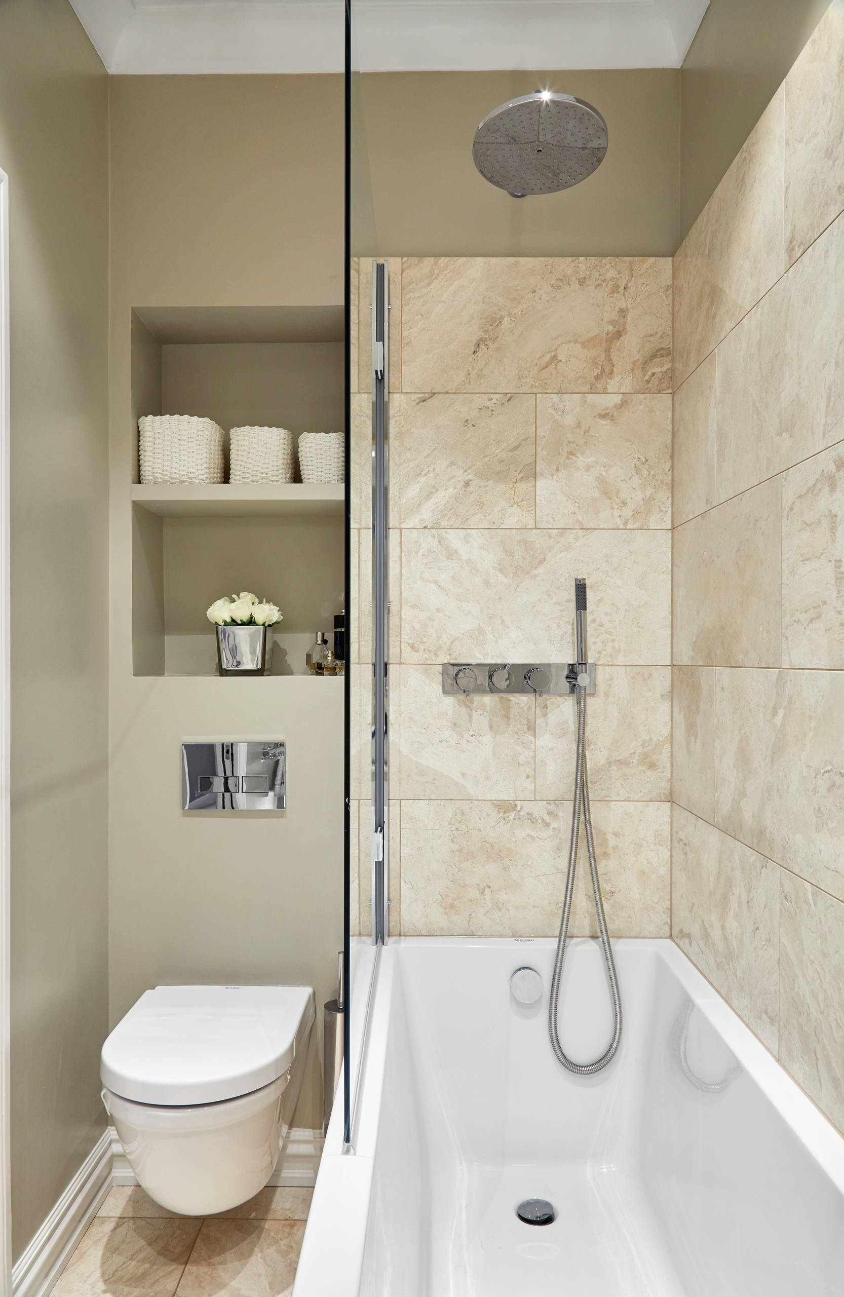 Modest travertine pedestal sink 75 Beautiful Travertine Tile Bathroom With A Pedestal Sink Pictures Ideas August 2021 Houzz