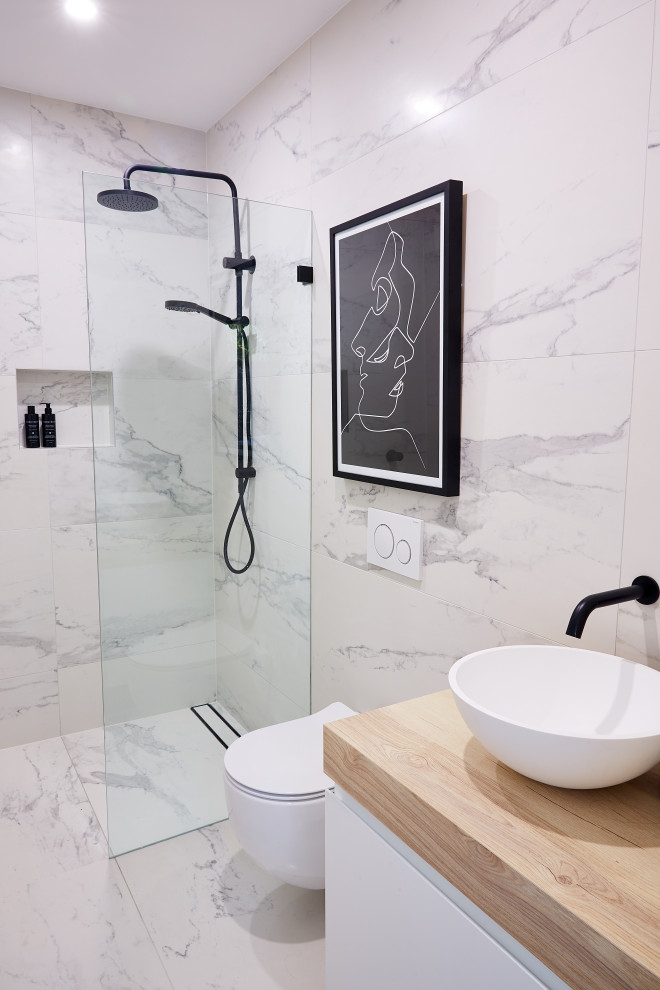 Reno In The Cove Modern Bathroom Sydney by Perrie Designs Houzz