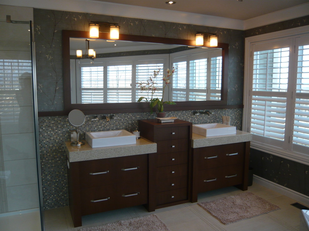 Rénovation de salle de bain ML Contemporary Bathroom Montreal