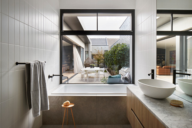 Renovation Malvern East Contemporary Bathroom Melbourne By Dcf Design Group