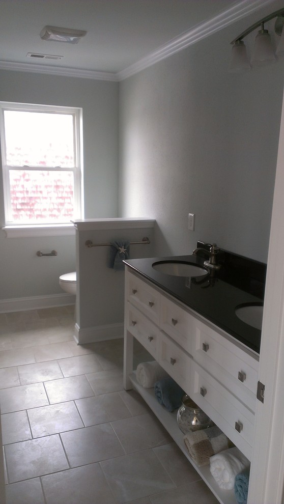 Renovation of Oxford Street Wrightsville Beach Beach Style Bathroom