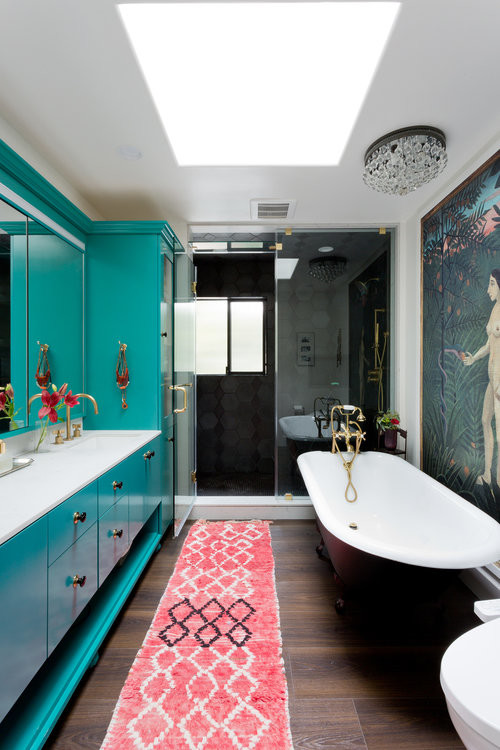 Inspiration for an eclectic bathroom in San Francisco.
