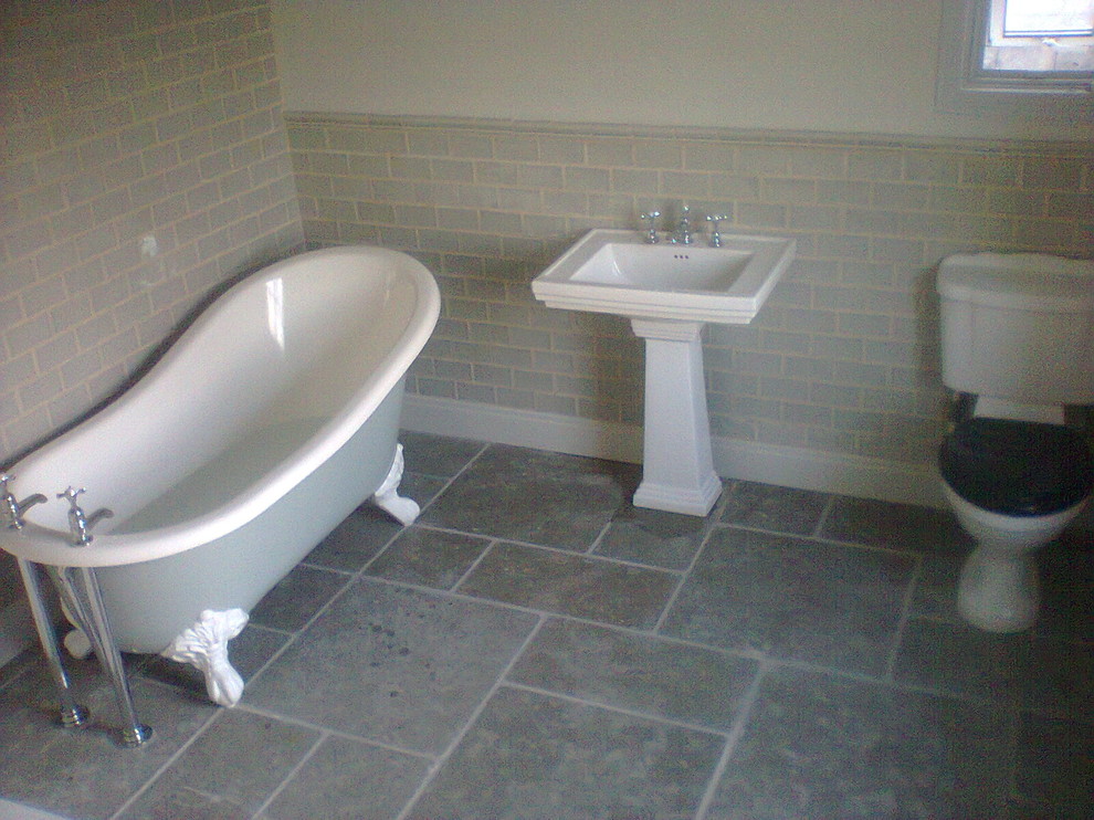 Esempio di una stanza da bagno vittoriana